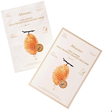 Питательная двойная маска с прополисом и коллагеном - Jmsolution Honey Luminous Royal Propolis Collagen Patch Mask Special — фото N2