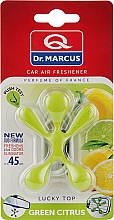 Парфумерія, косметика Ароматизатор повітря для автомобіля "Зелений цитрус" - Dr.Marcus Lucky Top Green Citrus
