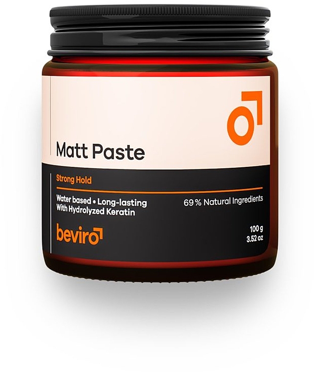 Паста для волос - Beviro Matt Paste Strong Hold — фото N1