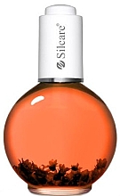 Масло для ногтей и кутикулы с цветами "Апельсин" - Silcare Cuticle Oil Rubin Orange — фото N1