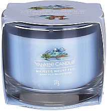 Духи, Парфюмерия, косметика Ароматическая свеча в стакане "Величественная гора Фудзи" - Yankee Candle Majestic Mount Fuji (мини)