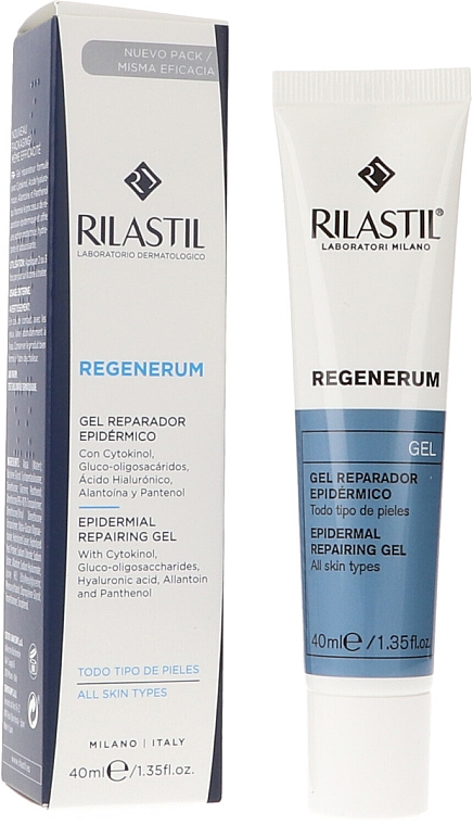 Восстанавливающий гель для раздраженной кожи - Rilastil Regenerum Epidermal Repairing Gel — фото N2