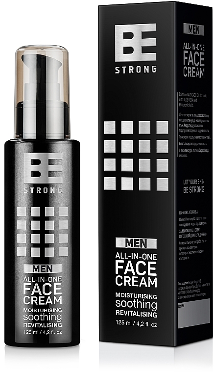Універсальний крем для обличчя - BeStrong Men All-In-One Face Cream — фото N1