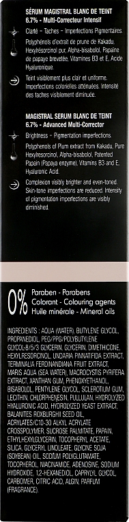 Сыворотка для осветления и лечения пигментации - Ella Bache Nutridermologie® Lab Face Serum Magistral Blanc de Teint 6.7% — фото N3