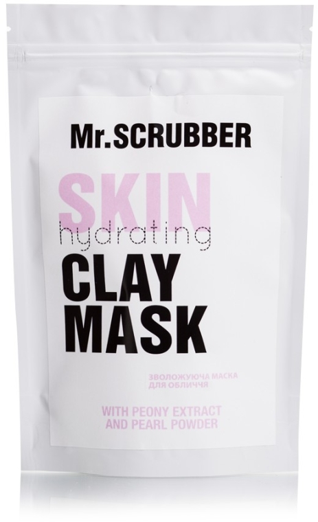 Увлажняющая маска для лица - Mr.Scrubber Hydrating Peony Extract Clay Mask