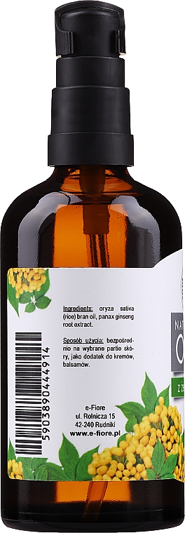 Олія женьшеню - E-Flore Natural Oil — фото N2
