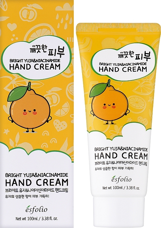 Крем для рук с экстрактом юдзу и ниацинамидом - Esfolio Pure Skin Hand Cream — фото N2