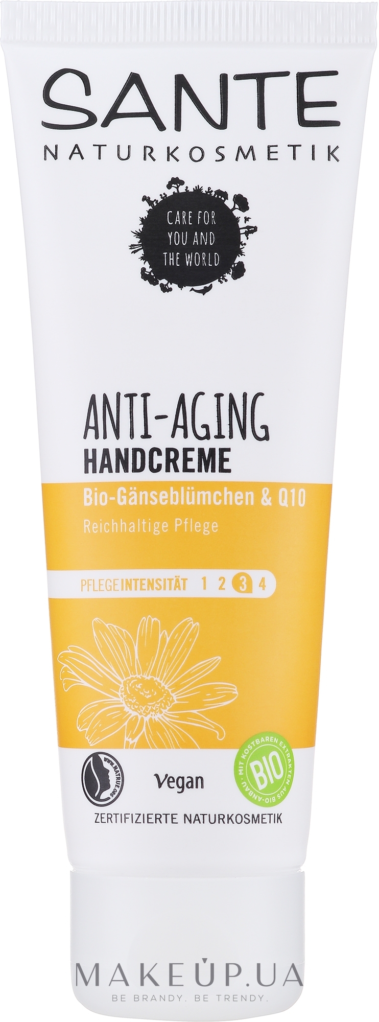 Біо-крем для рук "Маргаритка і ши" - Sante Anti Aging Handcreme Q10 — фото 75ml