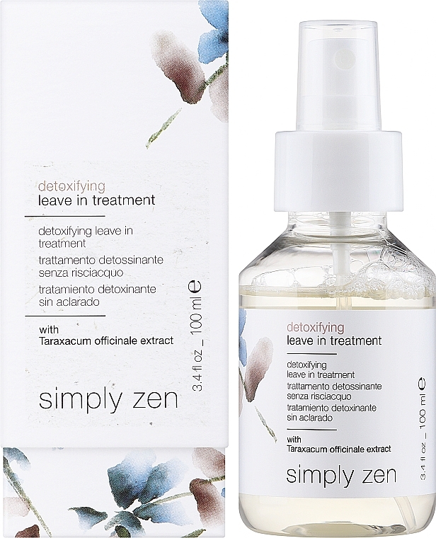 Незмивна сироватка для волосся - Z. One Concept Simply Zen Detoxifying Leave In Treatment — фото N2