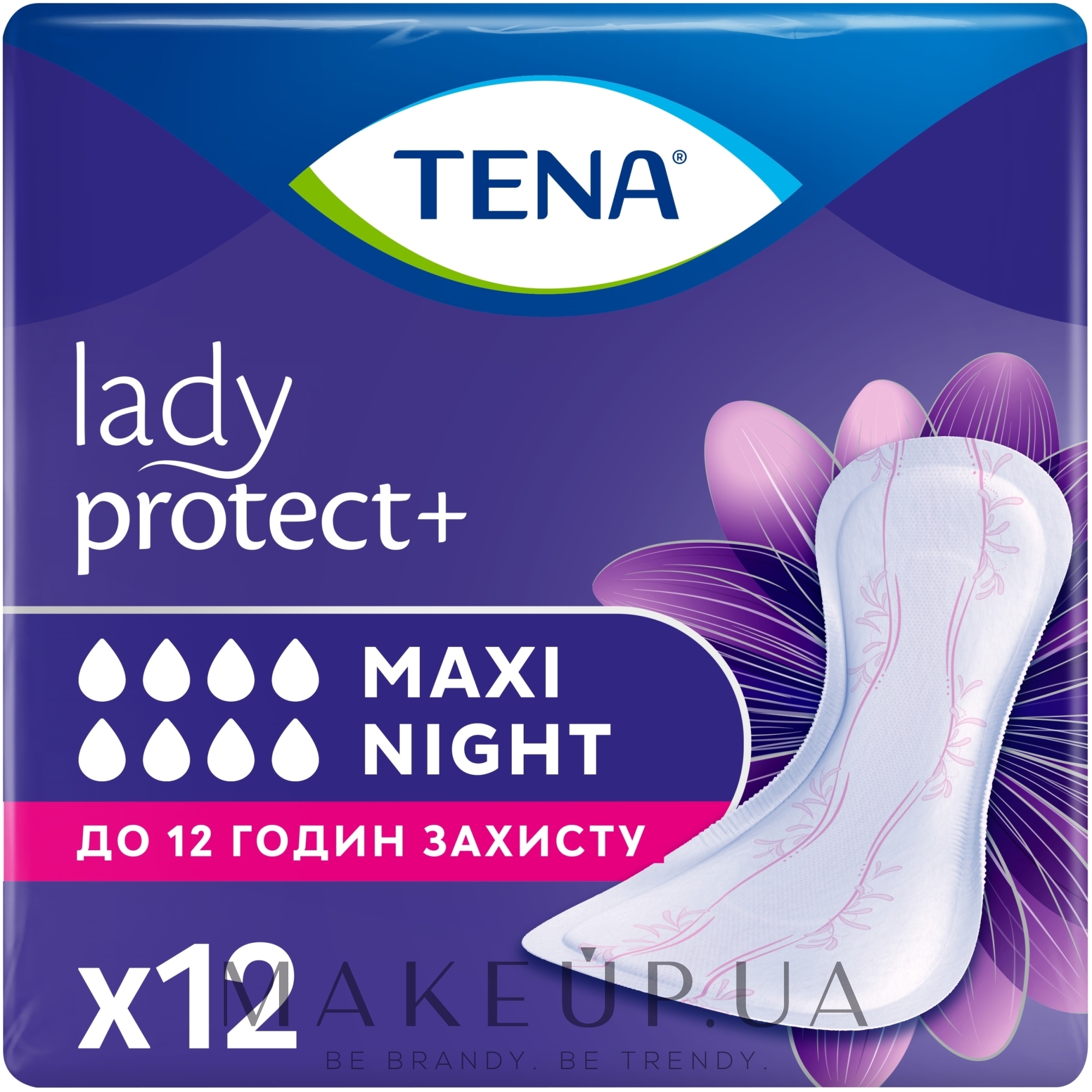 Урологічні прокладки TENA Lady Maxi Night, 12 шт. - TENA — фото 12шт
