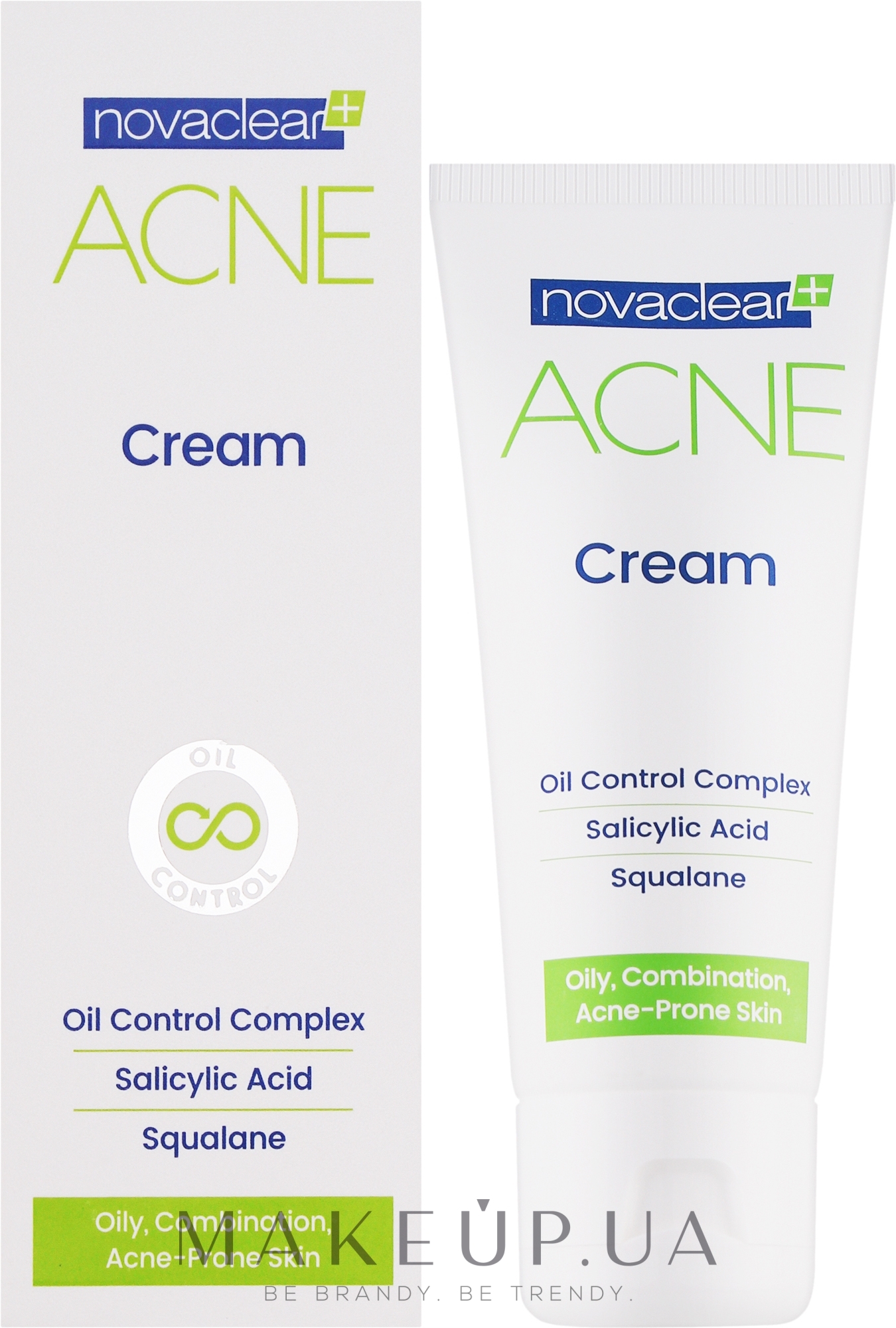 Матувальний крем для обличчя - Novaclear Acne Cream — фото 40ml