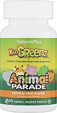 Комплекс із зелених суперфудів для дітей, тропічні фрукти - NaturesPlus Animal Parade Kid Greenz — фото N1