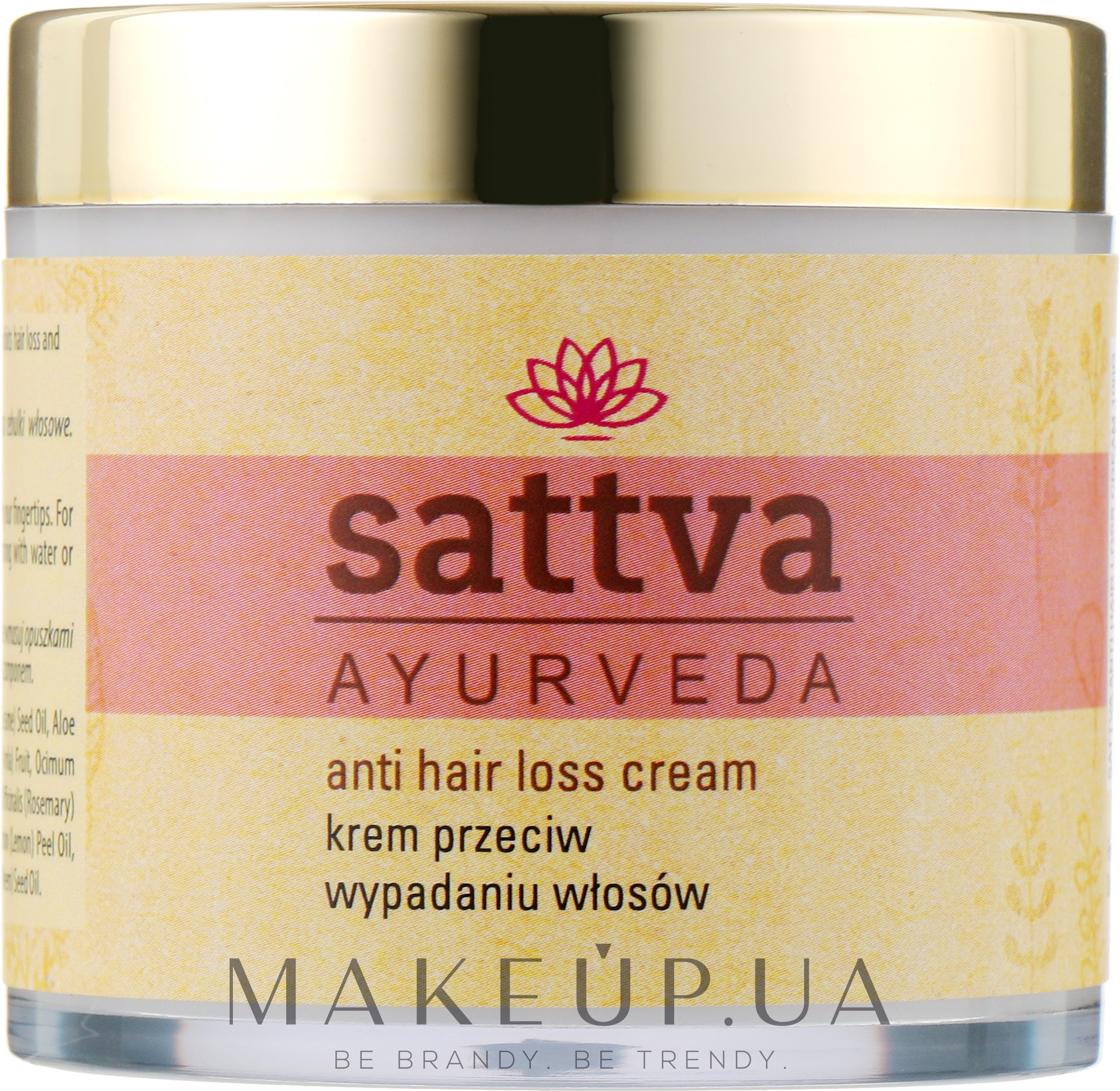 Крем против выпадения волос - Sattva Ayurveda Anti Hair Loss Cream — фото 100ml