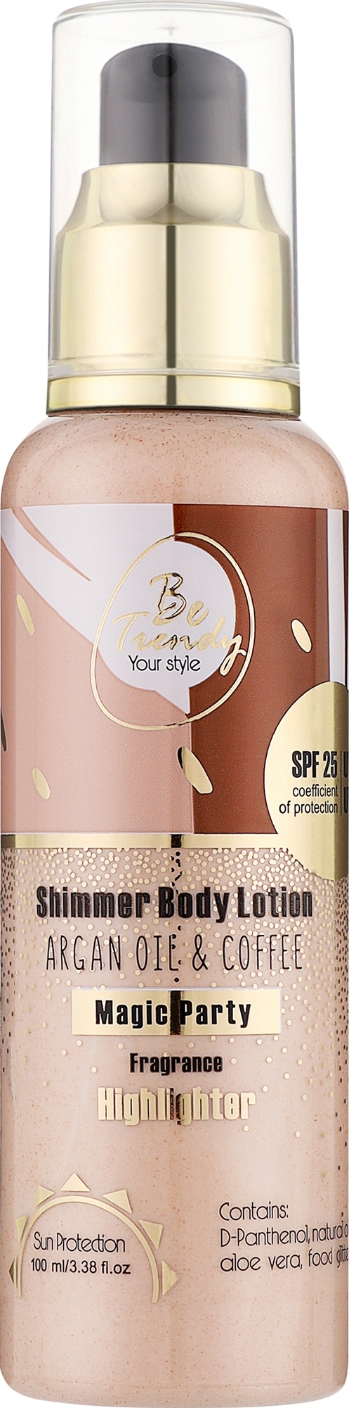 Лосьон-шиммер для тела "Magic Party" - Be Trendy Shimmer Body Lotion — фото 100ml