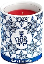 Керамическая подставка для свечей с крышкой, синяя - Carthusia Candle Holder Blue — фото N3