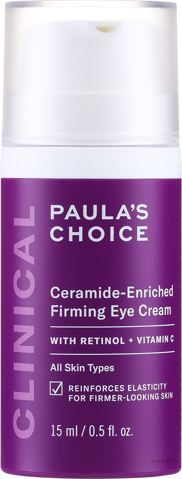 Крем для кожи вокруг глаз с керамидами - Paula's Choice Clinical Ceramide-Enriched Firming Eye Cream — фото 15ml