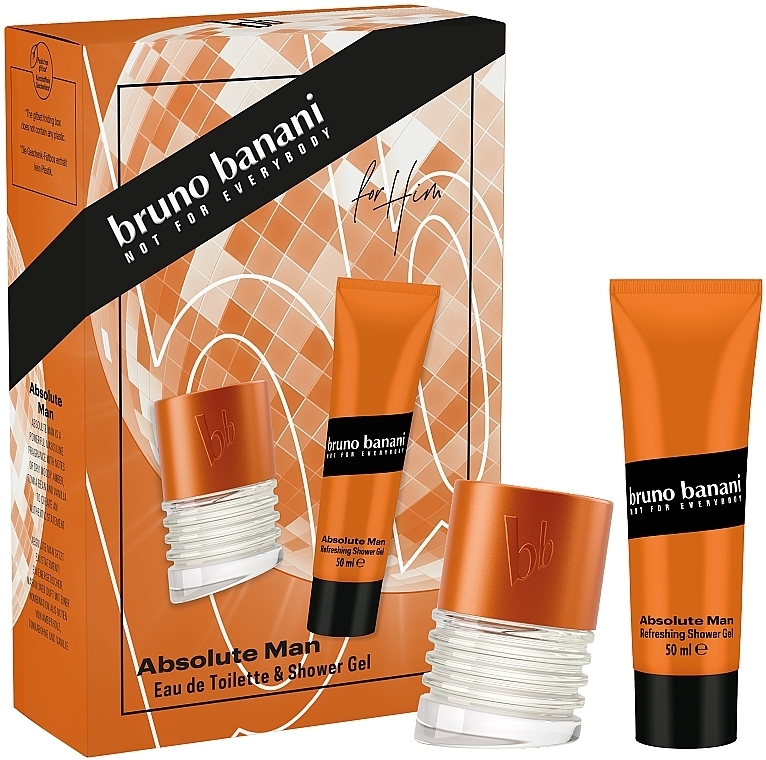 Bruno Banani Absolute Man - Набор (edt/30ml + sh/gel/50ml) — фото N1