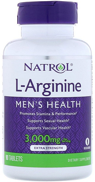 Л-аргінін, 3000 mg - Natrol L-Arginine — фото N1