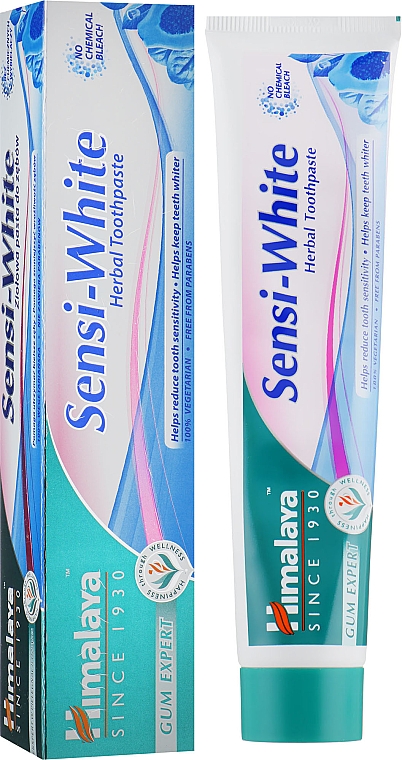 Зубная паста - Himalaya Sensi White Herbal Toothpaste — фото N1