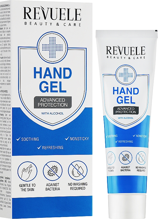 Антибактериальный гель для рук - Revuele Hand Gel Advanced Protection — фото N2