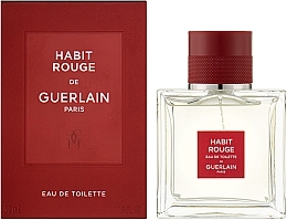 Guerlain Habit Rouge - Туалетная вода — фото N2