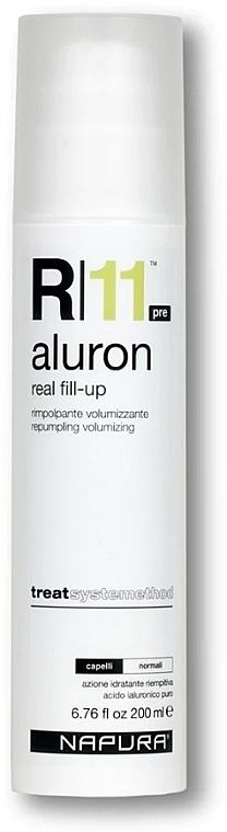 Крем-филлер, увеличивающий объем волос - Napura R11 Aluron Repumpling Pre — фото N1