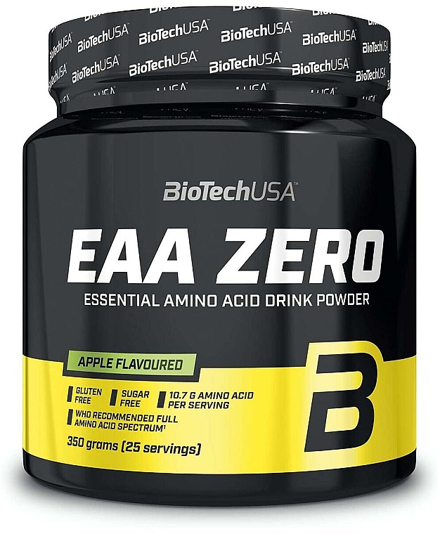 Комплекс амінокислот у порошку "Яблуко" - BioTechUSA EAA Zero Apple Essential Amino Acid Drink Powder — фото N2