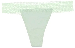 Менструальні трусики стрінги, зелені - Platanomelon Kiwitas Tanga Encage Menstrual Briefs — фото N1