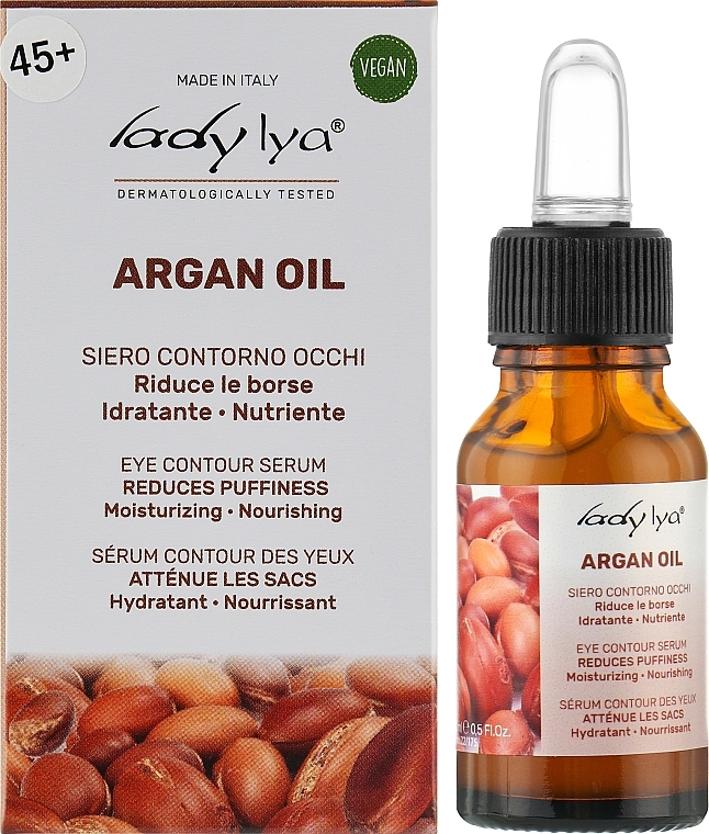 Сыворотка для век питательная с аргановым маслом - Lady Lya Argan Oil Serum — фото N2