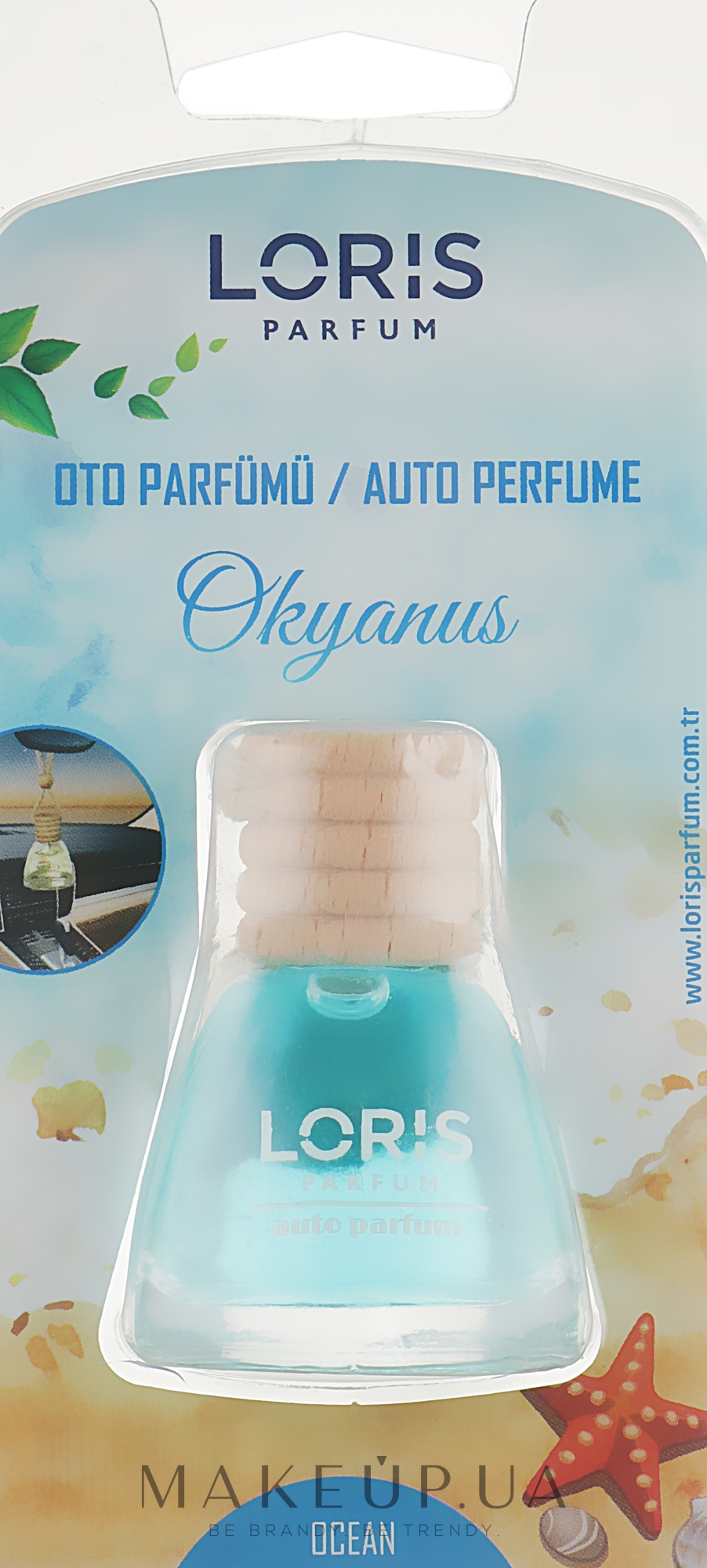 Аромаподвеска для автомобиля "Океан" - Loris Parfum  — фото 10ml
