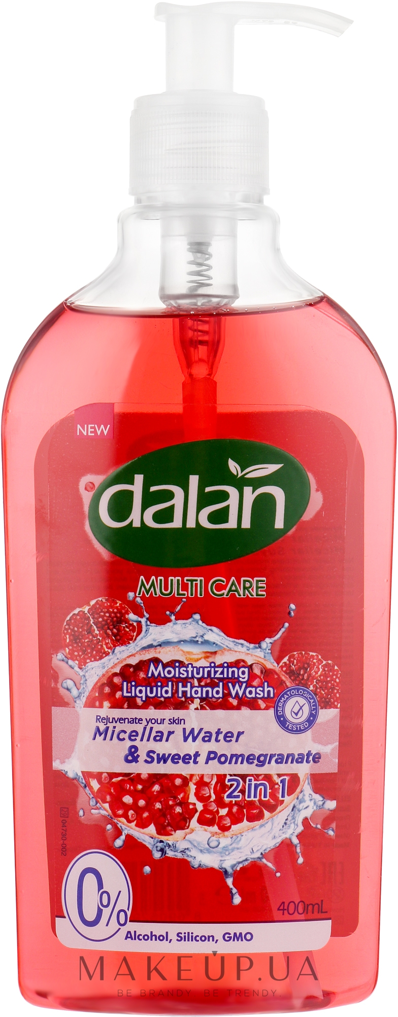 Рідке мило & міцелярна вода "Солодкий гранат" - Dalan Multi Care Micellar Water & Sweet Pomegranat — фото 400ml