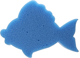 Духи, Парфюмерия, косметика Детская мочалка для ванной, голубая рыбка - Grosik Camellia Bath Sponge For Children
