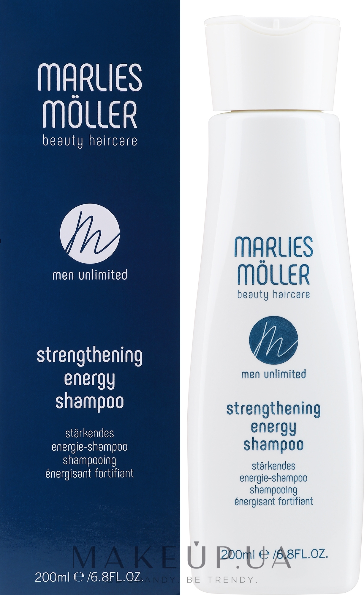 Укрепляющий шампунь - Marlies Moller Men Unlimited Strengthening Shampoo — фото 200ml