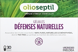 Капсулы против простуды и для сопротивляемости организма инфекциям - Olioseptil Defenses Naturelles — фото N1