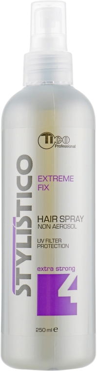 Жидкий лак для волос экстра сильной фиксации - Tico Professional Stylistico Extreme Fix Hair Spray — фото N2