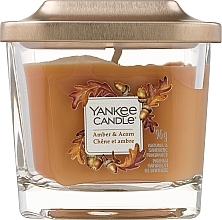 Духи, Парфюмерия, косметика Ароматическая свеча - Yankee Candle Elevation Collection Amber & Acorn