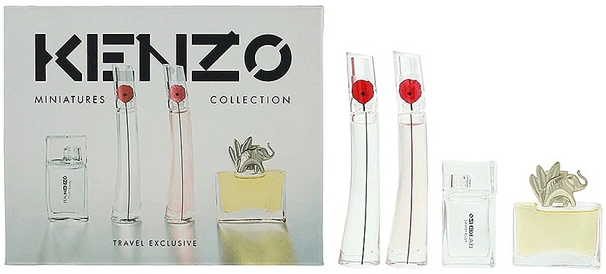 Kenzo Miniatures Colection - Набор (edt/4 ml + edp/5 ml*2 + edp/4 ml) — фото N1