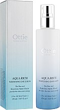 Парфумерія, косметика Відбілювальна емульсія для обличчя - Ottie Aqua Rich Whitening Emulsion