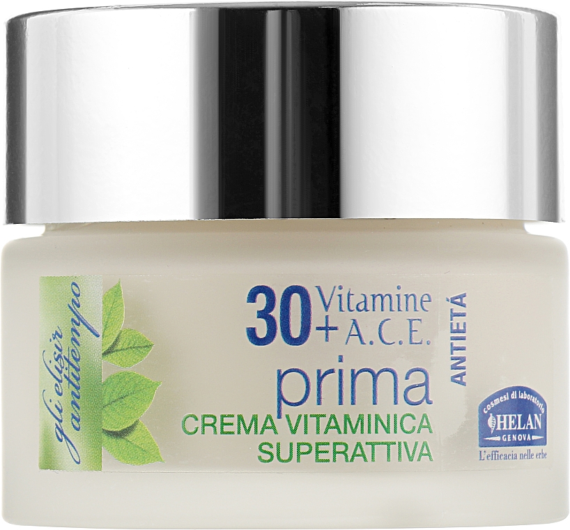 Крем антивозрастной 30+ - Helan Elisir Antitempo Prima Anti-age Super Active Vitamin Cream — фото N1