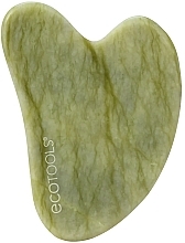 Массажер-скребок для лица "Гуаша", зеленый нефрит - EcoTools Jade Facial Gua Sha — фото N1