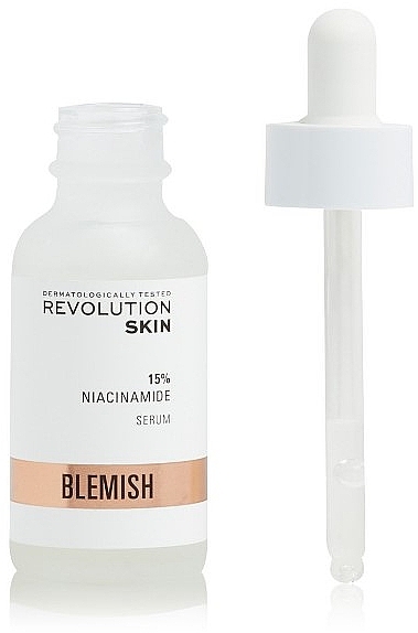 Сыворотка для сужения пор и против воспаления кожи, с ниацинамидом - Revolution Skin 15% Niacinamide Serum — фото N2