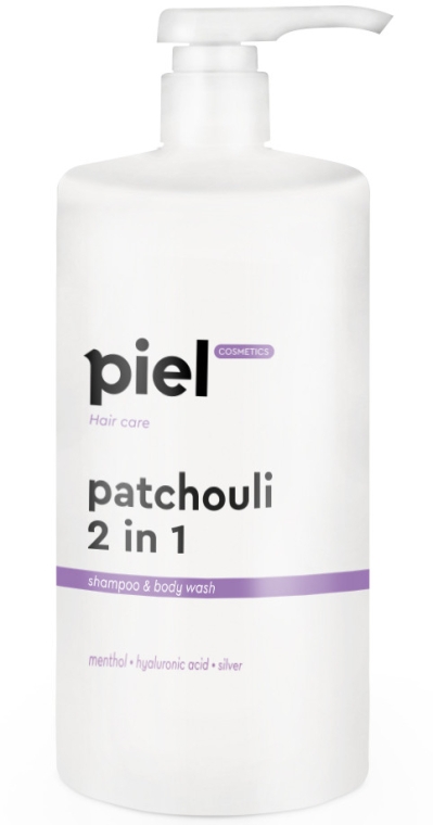 Шампунь-гель для чоловіків - Piel Cosmetics MEN Shampoo-Gel Pachuli for Men — фото N2