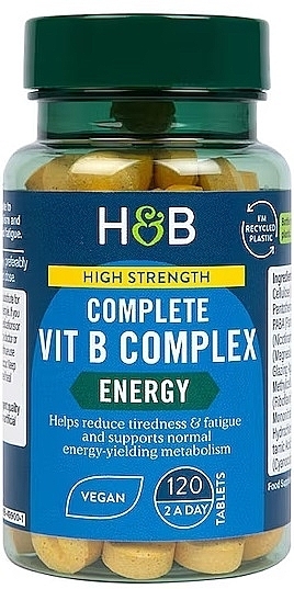 Пищевая добавка "Комплекс витаминов группы В" - Holland & Barrett High Strength Complete Vit B Complex — фото N1