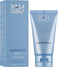 Ночной крем-бальзам с микро-серебром для жирной кожи лица - Rosa Graf Amintamed — фото N2