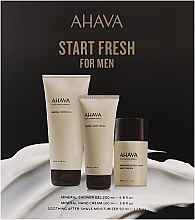 Парфумерія, косметика Набір для чоловіків - Ahava Start Fresh For Men (sh/gel/200ml + h/cr/100ml + ash/gel/50ml)