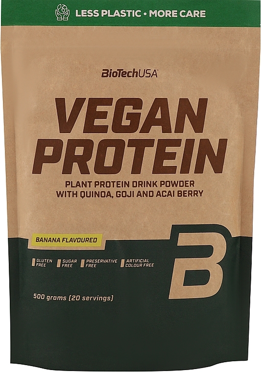 Протеїн веганський "Банан" - BioTechUSA Vegan Protein — фото N2