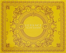 Versace Yellow Diamond - Набір (edt/50ml + b/lot/50ml + sh/gel/50ml) — фото N2