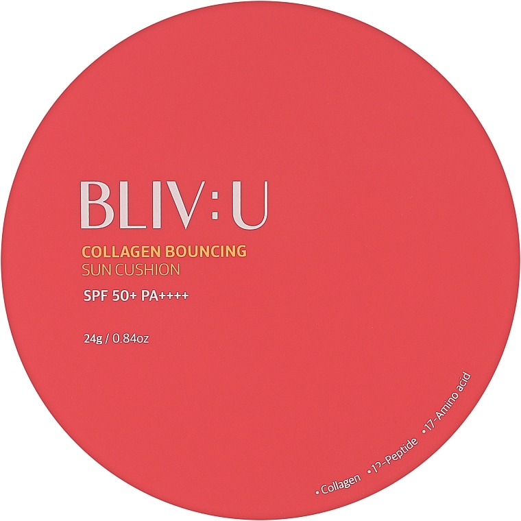 Сонцезахисний кушон із колагеном - Bliv:U Collagen Bouncing Sun Cushion — фото N1