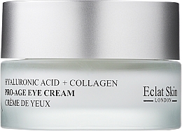 Крем для век с гиалуроновой кислотой и коллагеном - Eclat Skin London Hyaluronic Acid + Collagen Pro Age Eye Cream — фото N1