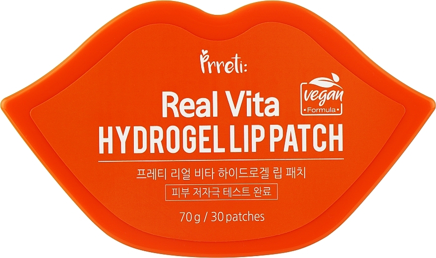 Увлажняющие патчи для губ - Prreti Real Vita Hydrogel Lip Patch — фото N1